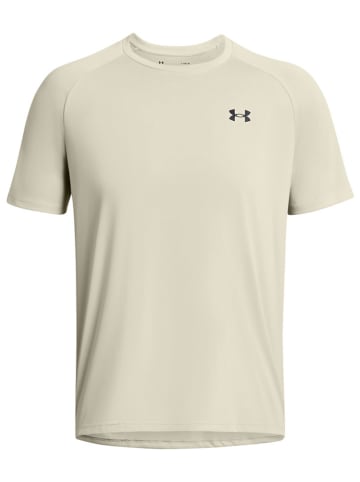 Under Armour Koszulka sportowa "Tech" w kolorze beżowym