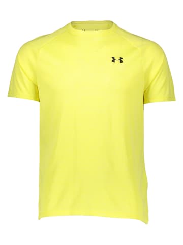 Under Armour Koszulka sportowa "Tech" w kolorze żółtym