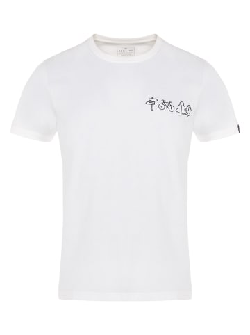 elkline Shirt "Radtour" in Weiß