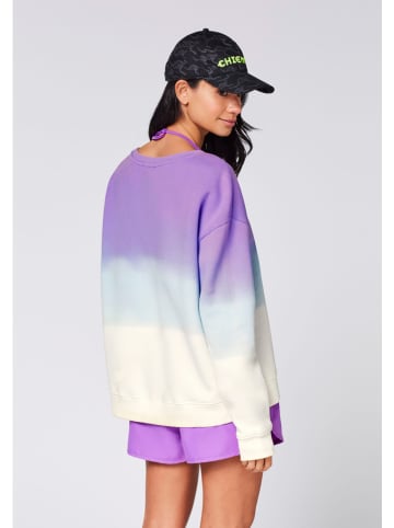 Chiemsee Sweatshirt "Vie" paars/lichtblauw/wit