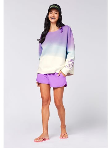 Chiemsee Sweatshirt "Vie" paars/lichtblauw/wit