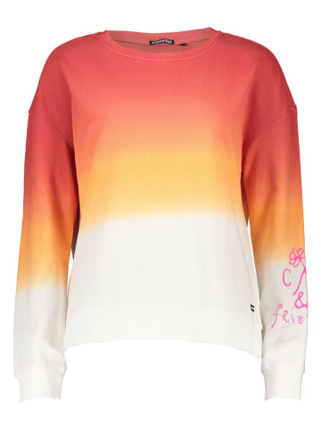 Chiemsee Sweatshirt in Weiß/ Orange