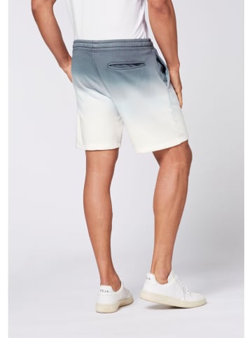Chiemsee Sweatshort "Adour" blauw/wit