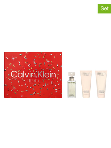 Calvin Klein 3tlg. Set: "Eternity" - EdP, Bodylotion und Duschgel