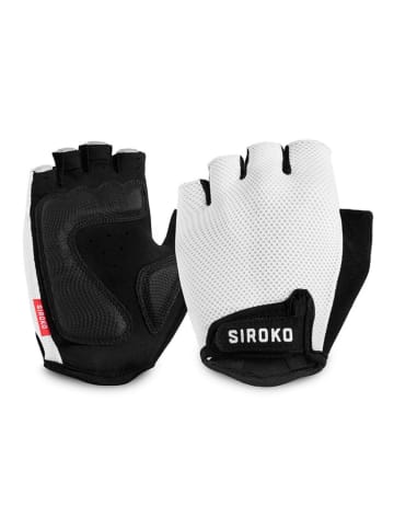 Siroko Fietshandschoenen "Aero" wit