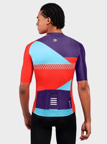 Siroko Fahrradtrikot "M2 Fläche" in Lila/ Rot