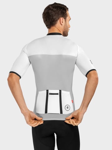 Siroko Fahrradtrikot "M2 Granfondo" in Weiß/ Grau