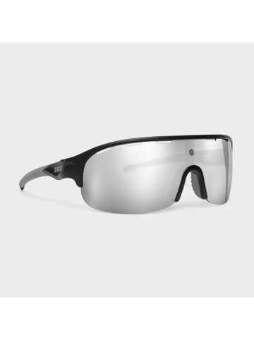 Siroko Okulary sportowe unisex "The Cyclist" w kolorze czarno-srebrno-szarym