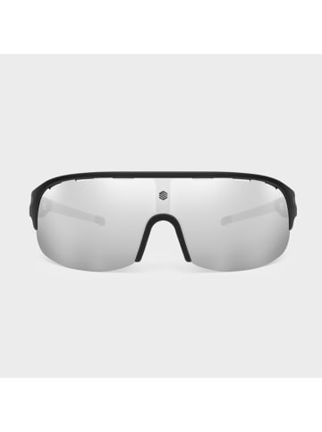 Siroko Unisex-Sportbrille "The Cyclist" in Schwarz/ Silber/ Grau