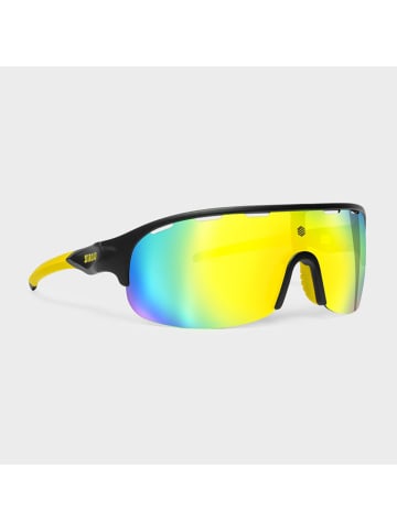 Siroko Okulary sportowe unisex "K3" w kolorze żółto-niebieskim