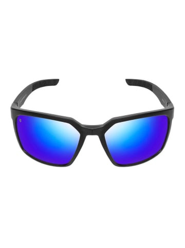 Siroko Okulary sportowe unisex "X1" w kolorze czarno-niebieskim