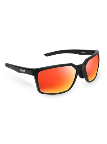 Siroko Unisekssportbril "X1" zwart/oranje