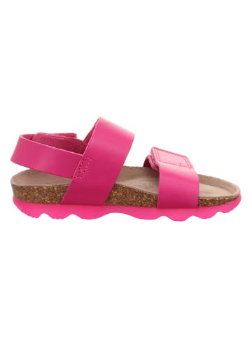superfit Skórzane sandały "Jellies" w kolorze różowym