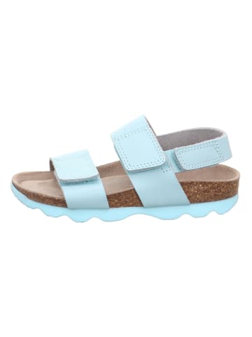 superfit Leder-Sandalen "Jellies" in Hellblau