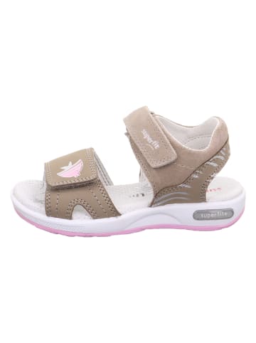 superfit Leder-Sandalen in Beige