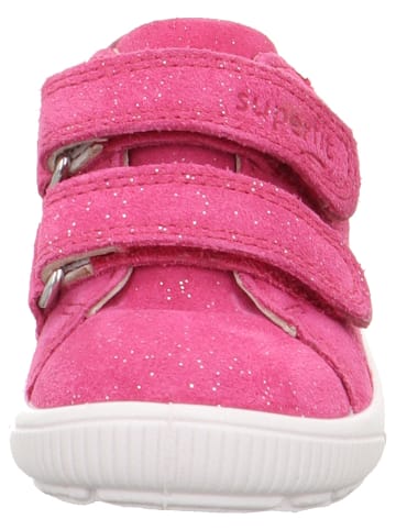 superfit Skórzane sneakersy "Starlight" w kolorze różowym