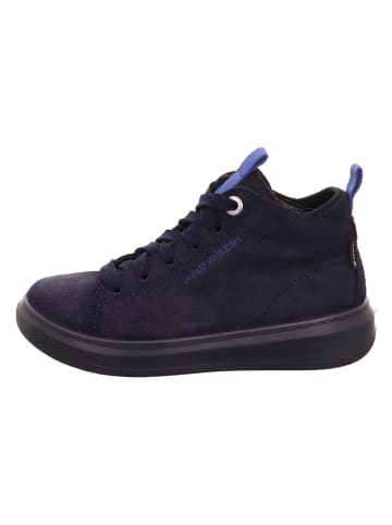 superfit Skórzane sneakersy "Cosmo" w kolorze granatowym