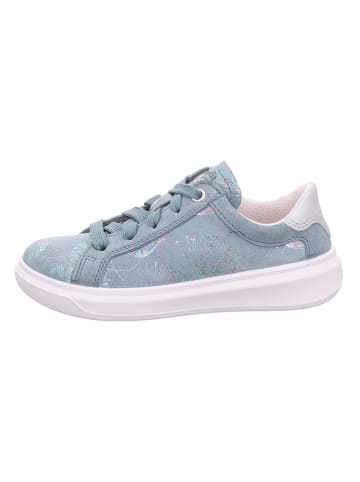 superfit Leder-Sneakers "Cosmo" in Hellblau