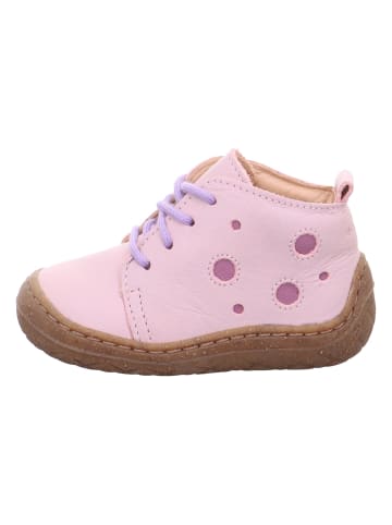 superfit Leder-Schnürschuhe "Saturnus" in Rosa