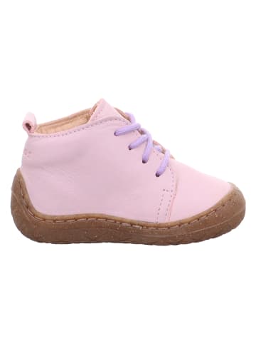superfit Leder-Schnürschuhe "Saturnus" in Rosa