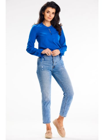 Awama Bluse in Blau