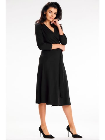 Awama Kleid in Schwarz