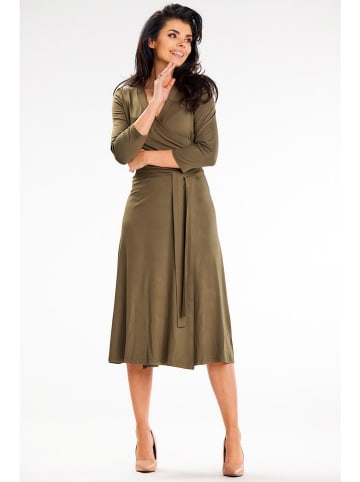 Awama Kleid in Hellbraun