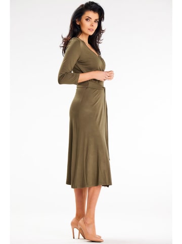 Awama Kleid in Hellbraun