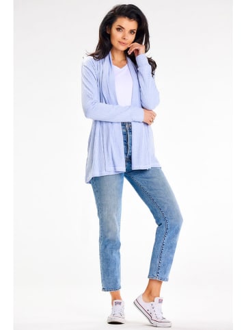 Awama Cardigan in Hellblau