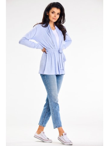 Awama Cardigan in Hellblau