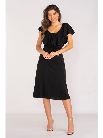 Awama Kleid in Schwarz