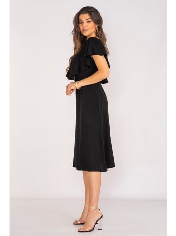 Awama Kleid in Schwarz
