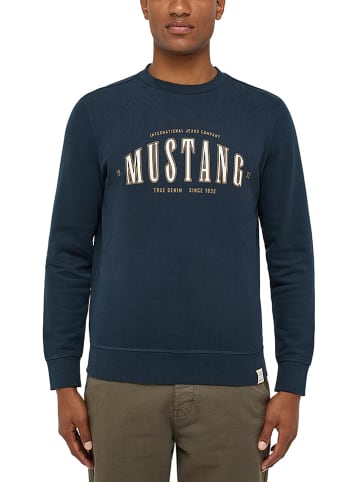 Mustang Sweatshirt "Ben" donkerblauw