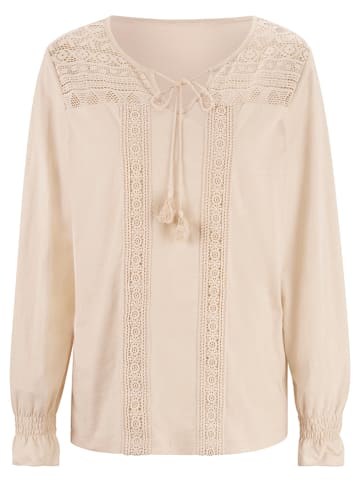 Heine Bluse in Beige