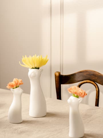 Hutschenreuther Vase in Weiß - (H)20 cm