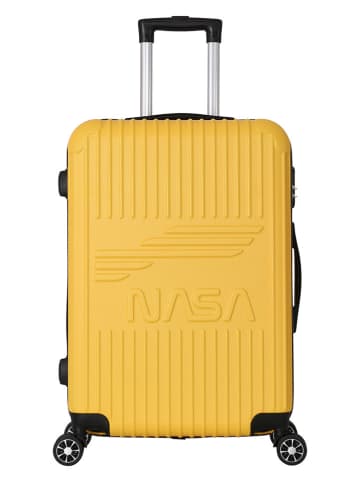 Nasa Hardcase-trolley "Enterprise" geel - (B)40 x (H)65 x (D)26 cm