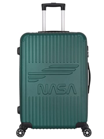 Nasa Hardcase-trolley "Enterprise" donkergroen - (B)30 x (H)45 x (D)20 cm