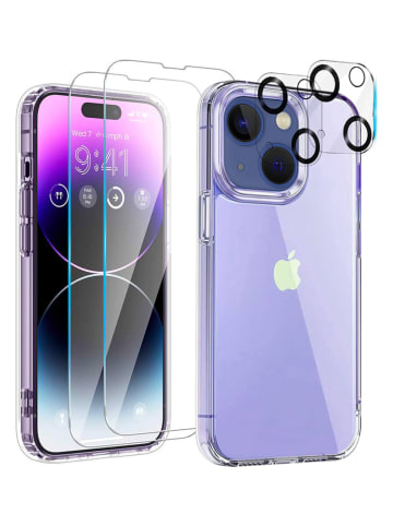 SWEET ACCESS 5tlg. Set: Full-Body-Case für iPhone 14 Plus in Transparent