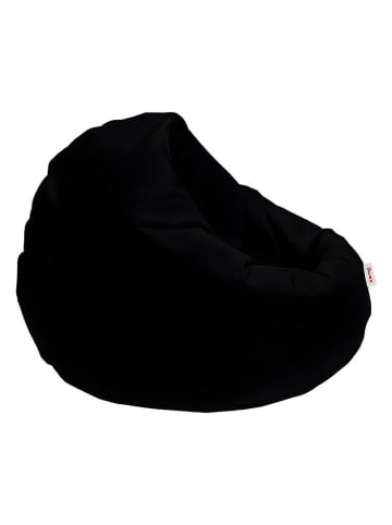 Evila Sitzsack in Schwarz - Ø 100 cm