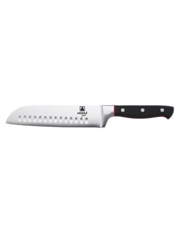 Laguiole Nóż santoku w kolorze czarnym - dł. 32 cm