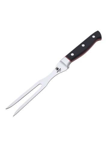 Laguiole Widelec w kolorze czarnym do mięsa - dł. 30,5 cm