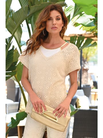 Bleu d'Azur Trui "Zendaya" beige