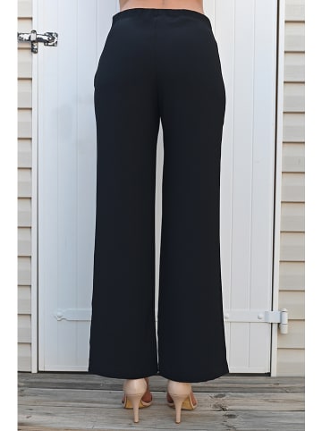 Bleu d'Azur Marlenehose "Ezra" in Schwarz