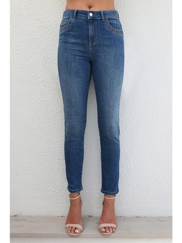 Bleu d'Azur Jeans "Oman" - Skinny fit - in Blau