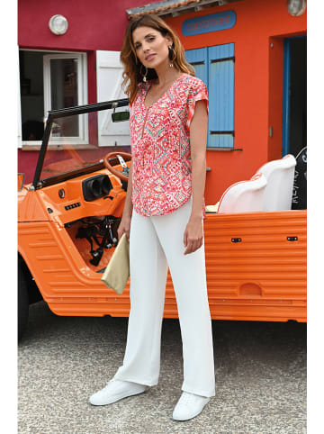 Bleu d'Azur Shirt "Paloma" in Koralle/ Türkis