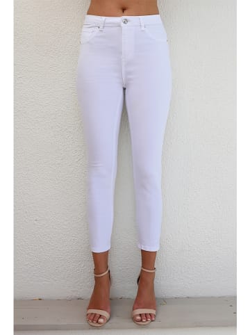 Bleu d'Azur Jeans "Yona" - Skinny fit - in Weiß