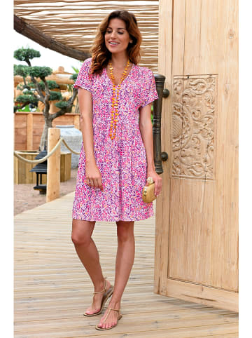 Bleu d'Azur Kleid "Bogota" in Lila/ Pink