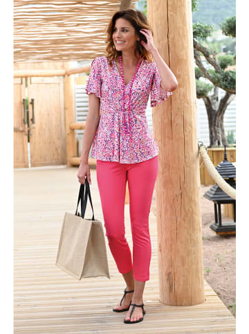 Bleu d'Azur Bluse "Costa" in Lila/ Pink