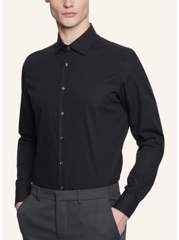 Seidensticker Blouse - extra slim fit - zwart