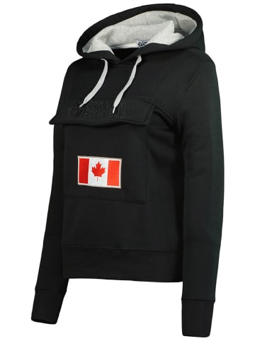 Canadian Peak Hoodie "Gadreak" in Schwarz